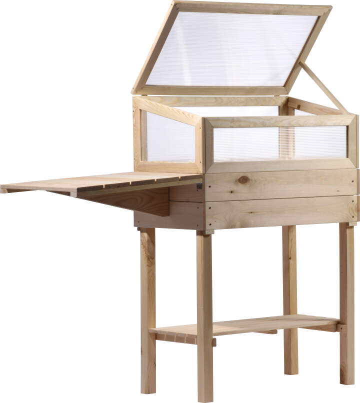 dobar Erhöhtes Frühbeet mit Tisch & Haken